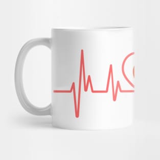 Halloween Pumpkin Heartbeat - II Mug